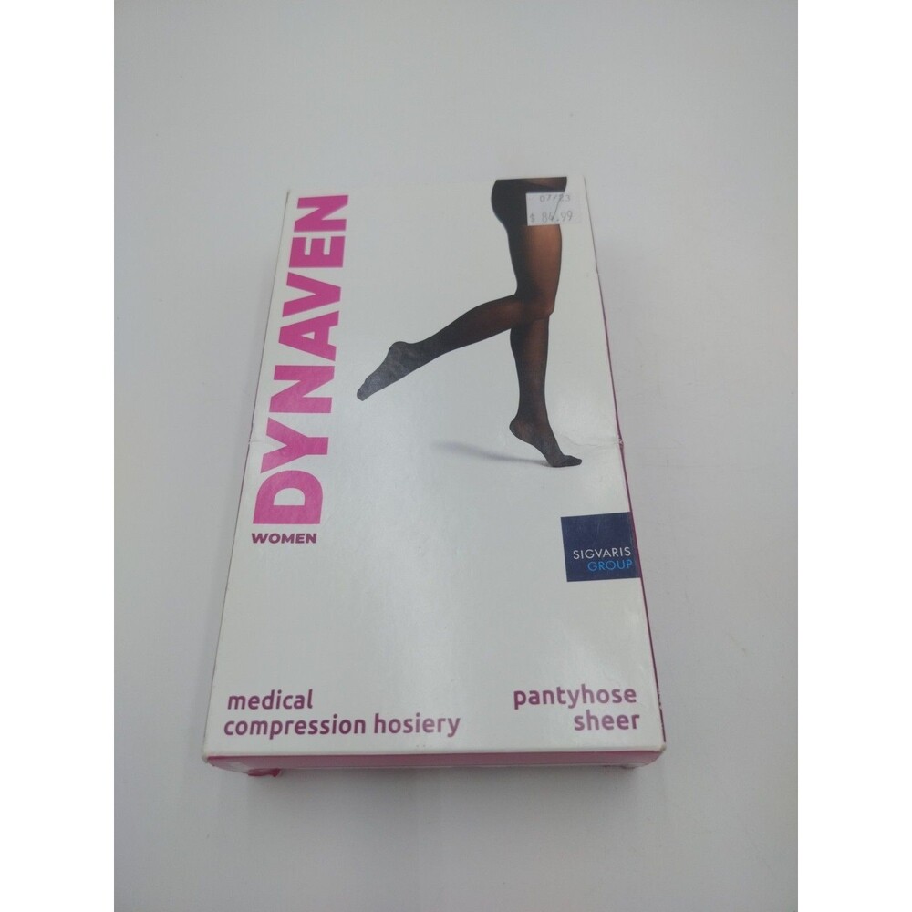 NIB SIGVARIS DYNAVEN Beige Pantyhose  15-20 Mmhg Medical Compression Hose SZ ML